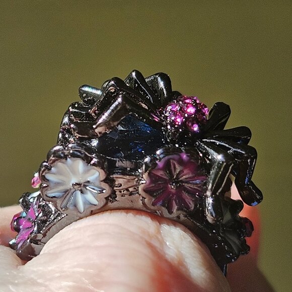 🕷️💐Spider / Floral Ring GORGEOUS - NWOT💐🕷️ - Picture 11 of 16